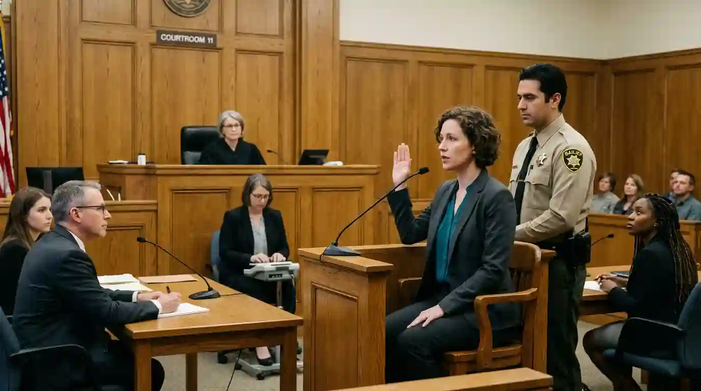 Courtroom-Testimony